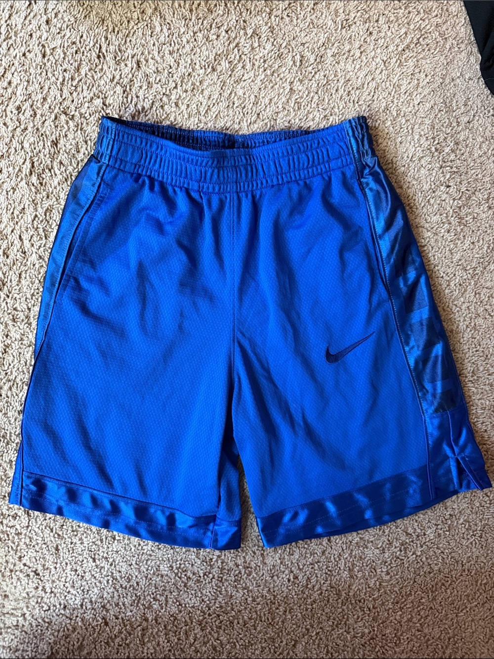 Nike Royal Blue Men's Athletic Shorts with Subtle Swoosh